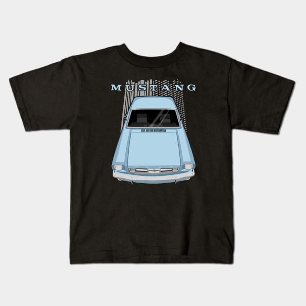 Mustang 1966 - Arcadian Blue Kids T-Shirt by V8social